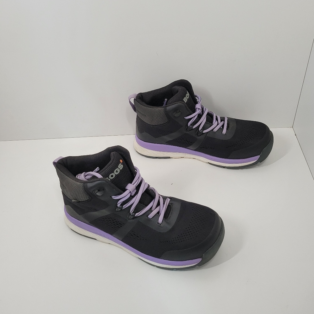 Bogs Black Knit Mid Composite Toe Work Boots Wome… - image 4